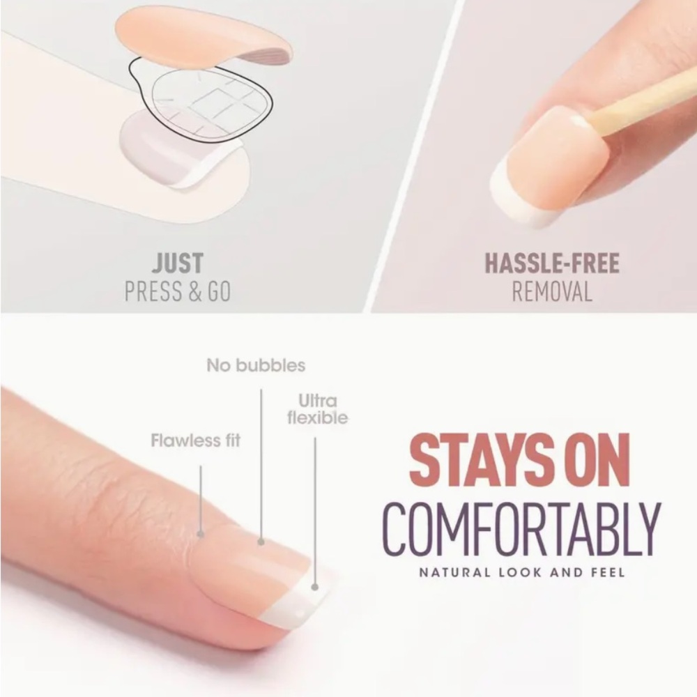 New in box press on nail kit - Picture 5 of 6